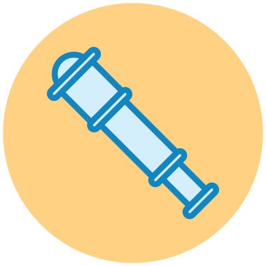 Dürbün. Web simgesi basit illüstrasyon