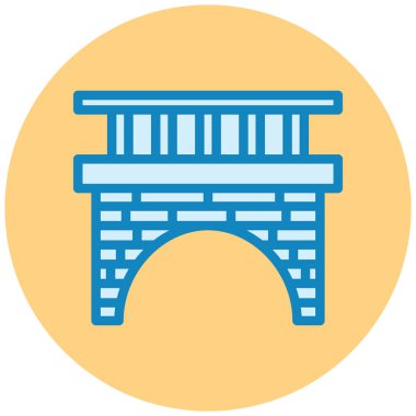 Bina. Web simgesi basit illüstrasyon