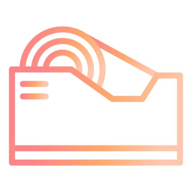 Teyp Dispenser modern simge vektör çizimi 