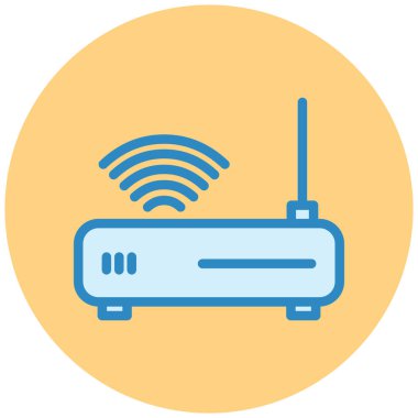 Yönlendirici. Web simgesi basit illüstrasyon