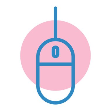 Fare. Web simgesi basit illüstrasyon