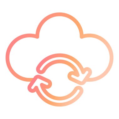 Bulut hesaplama. Web simgesi