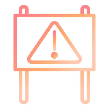 Tehlike modern simge vektör çizimi 