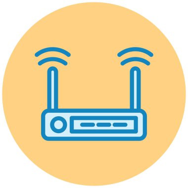 Yönlendirici. Web simgesi basit illüstrasyon