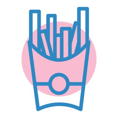 fast food. Basit tasarım