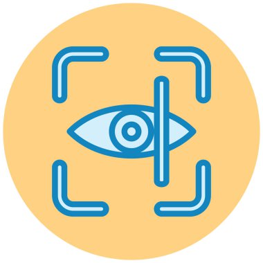 Göz. Web simgesi basit tasarım