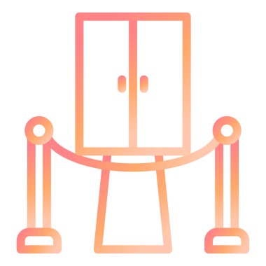 Modern simge vektör illüstrasyonuna giriş 