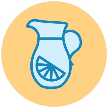 Sürahi. Web simgesi basit tasarım