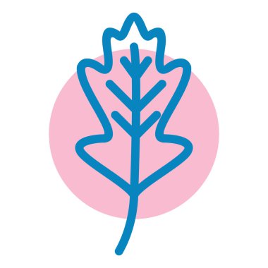 Yaprak. Web simgesi basit tasarım