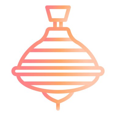 Dönen Top modern simge vektör çizimi 