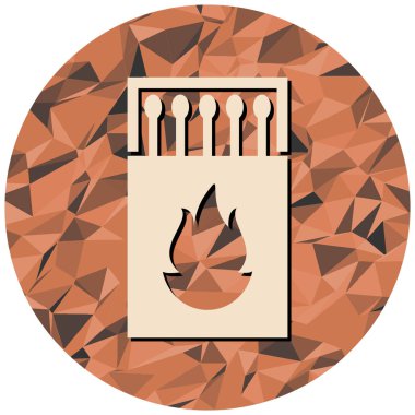 Modern simge işaretinin vektör illüstrasyonu.