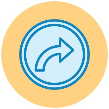 ok simgesinin vektör illüstrasyonu