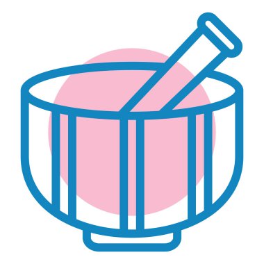 yemek yayı web simgesi basit illüstrasyon