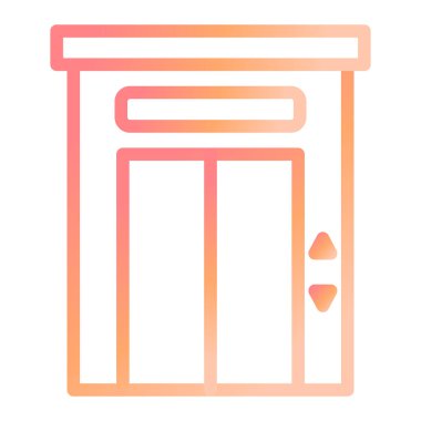 Kaldır. Web simgesi basit illüstrasyon