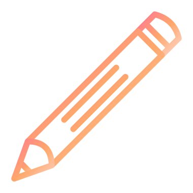 kalem modern simge vektör illüstrasyonu