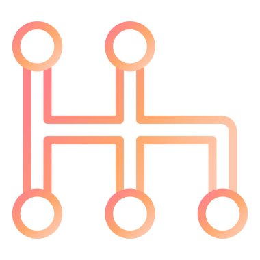 Modern ikon vektör resimlemesi vites kayması 