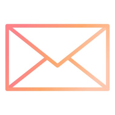 posta modern simge vektör illüstrasyonuName 