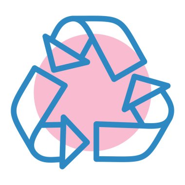 Çevre dostu ikon vektör çizimi