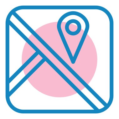 Harita iğnesi. Web simgesi