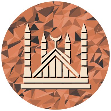 Bir binanın vektör illüstrasyonu