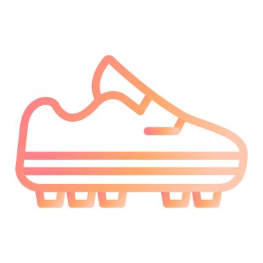 Futbol Çizmeleri. Web simgesi basit illüstrasyon