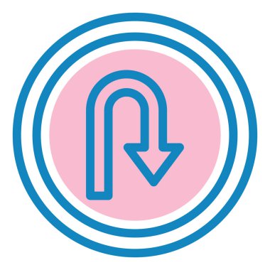 Ok. Web simgesi basit illüstrasyon