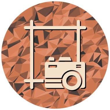 kamera simgesi vektör illüstrasyonu