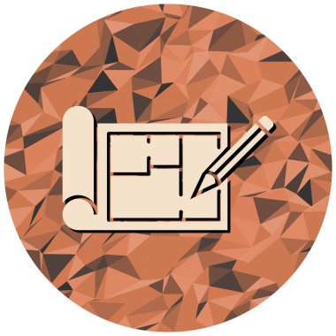 kalem simgesi vektör illüstrasyonu