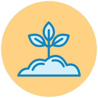 Ağaç. Web simgesi basit illüstrasyon