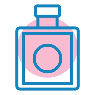 Parfüm. Web simgesi basit illüstrasyon