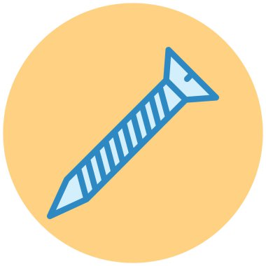 Kesici, araç, kalem, düz simge.