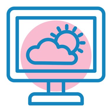 Bulut hesaplama. Web simgesi