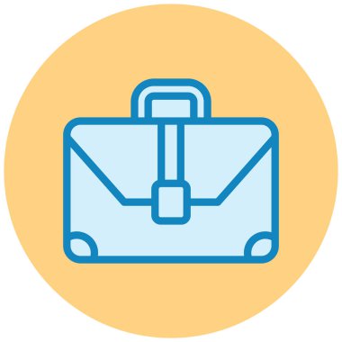 Çanta. Web simgesi basit illüstrasyon