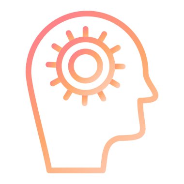 İnsansı modern simge vektör illüstrasyonu