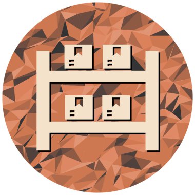 Saatli bir kutunun vektör illüstrasyonu