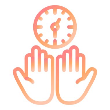 Namaz vakti. Web simgesi basit illüstrasyon