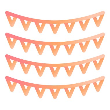 Çelenkler. Web simgesi basit illüstrasyon 