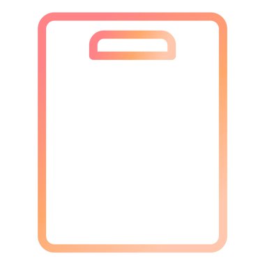 Kesme tahtası modern simge vektör illüstrasyonu 