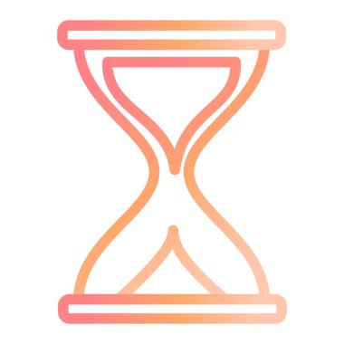  Saat camı. Web simgesi basit illüstrasyon 