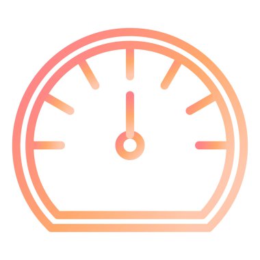 Hız Testi Modern ikon vektör çizimi 