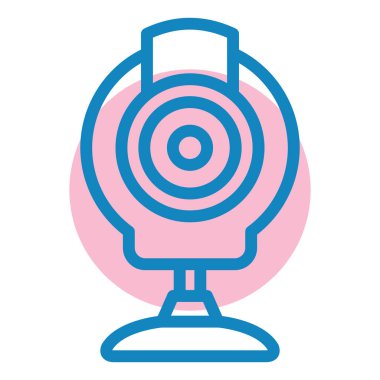 Web kamerası. Web simgesi basit illüstrasyon