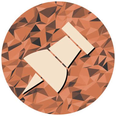 Pin simgesinin vektör illüstrasyonu