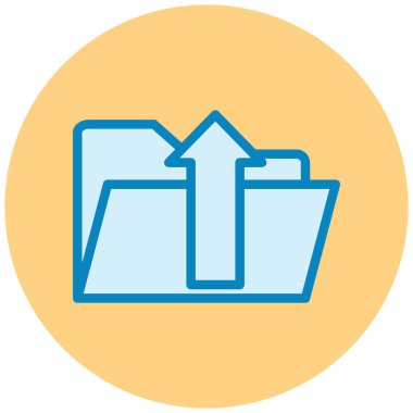 Yükle. Web simgesi basit illüstrasyon