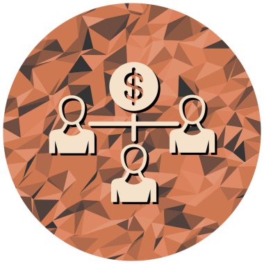 İş adamları düz simge bir arkaplan-adam izole