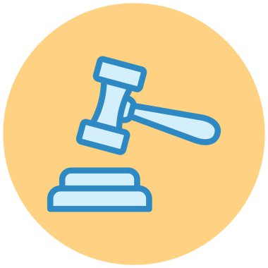 Açık arttırma. Web simgesi basit illüstrasyon