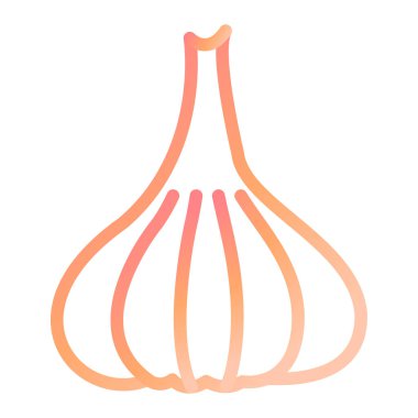 Sarımsak modern ikon vektör illüstrasyonu 