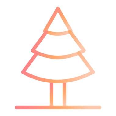 Yılbaşı ağacı. Basit tasarım