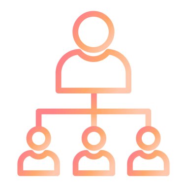 Yönetim modern simge vektör illüstrasyonu