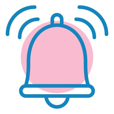 Zil. Web simgesi basit illüstrasyon