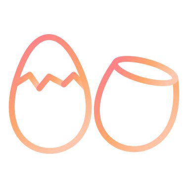 Yumurtalar. Web simgesi basit illüstrasyon